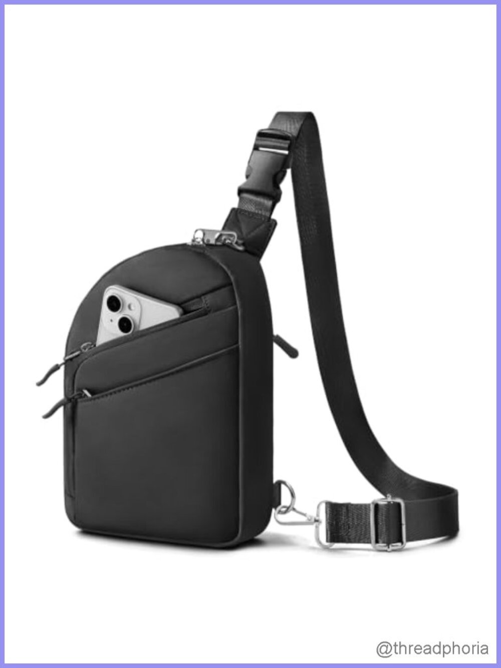 Anti-Theft Crossbody Bag RFID Blocking Travel Sling Purse